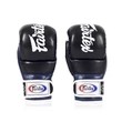 Kép 1/4 - Fairtex bőr MMA Sparring kesztyű - FGV-18 - Fekete / kék