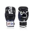 Kép 4/4 - Fairtex bőr MMA Sparring kesztyű - FGV-18 - Fekete / kék