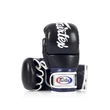 Kép 2/4 - Fairtex bőr MMA Sparring kesztyű - FGV-18 - Fekete / kék