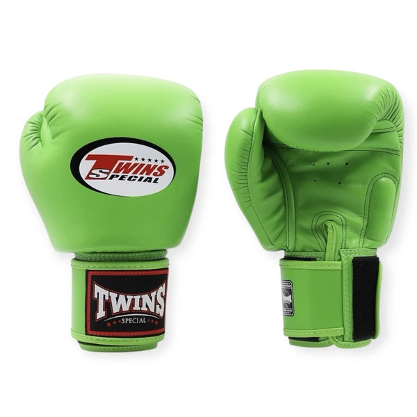 Twins Special bőr boxkesztyű BGVL-3 - Neon zöld