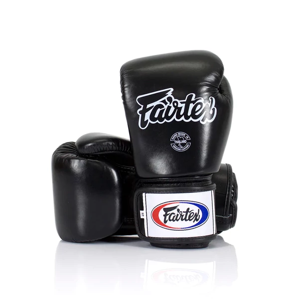 Fairtex bőr boxkesztyű BGV1 - fekete 
