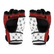 Kép 3/3 - Fairtex bőr MMA sparring kesztyű - FGV-17 - Fehér/piros