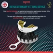 Kép 2/3 - OPRO Instant Custom-Fit fogvédő - fehér
