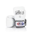 Kép 1/2 - Fairtex bőr boxkesztyű BGV-1 - fehér 