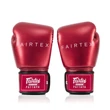 Kép 2/5 - Fairtex bőr boxkesztyű BGV22 - Metál piros