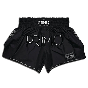 Primo Fightwear Super-Nylon Muay Thai Shorts - Black Panther II