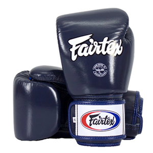 Fairtex bőr boxkesztyű BGV-1 - kék 