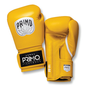 Primo Fightwear Emblem 2.0 bőr boxkesztyű - Sárga