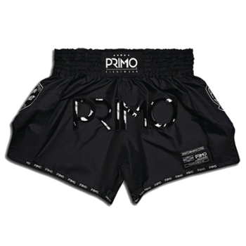 Primo Fightwear Super-Nylon Muay Thai Shorts - Black Panther II