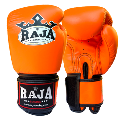 Raja bőr boxkesztyű RBGV-1 - narancssarga