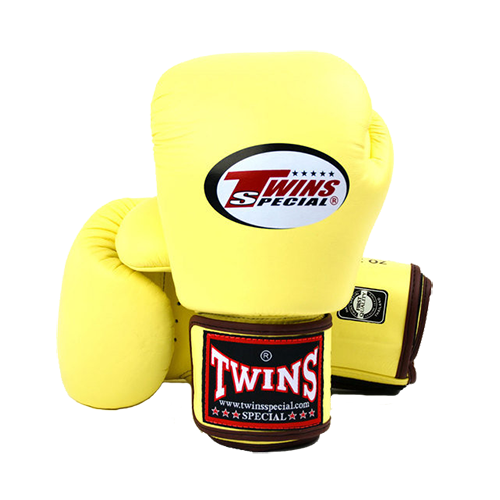 Twins bőr boxkesztyű - Vanília