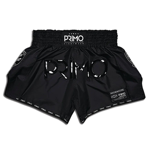 Primo Fightwear Super-Nylon Muay Thai Shorts - Black Panther II
