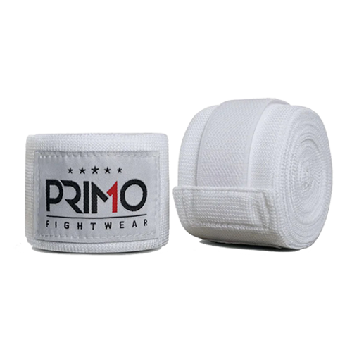 Primo Fightwear feher elasztikus bandázs (4 méter)