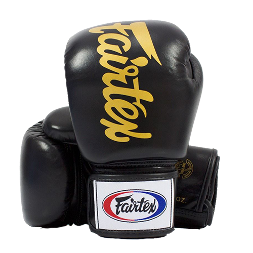 Fairtex deluxe bőr boxkesztyű BGV-19 - fekete 