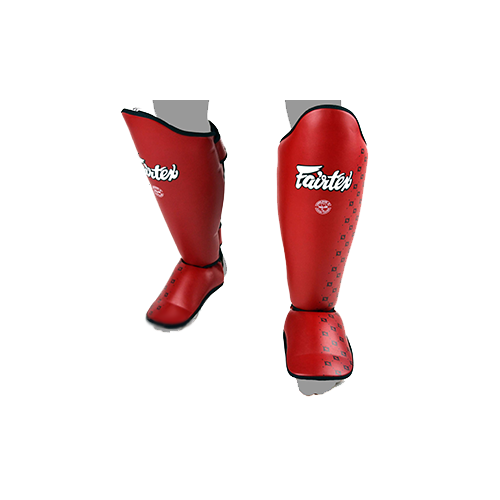 Fairtex SP5 sípcsontvédő, piros