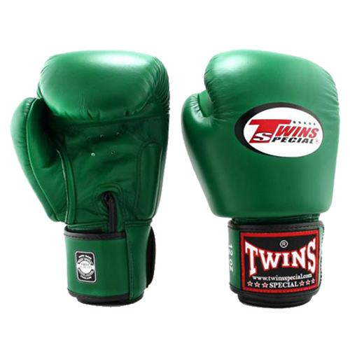 Twins Special bőr boxkesztyű BGVL- 3 - zöld