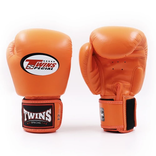 Twins bőr boxkesztyű BGVL-3 - narancssárga