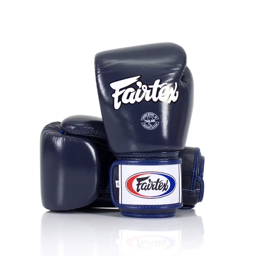 Fairtex bőr boxkesztyű BGV-1 - kék 