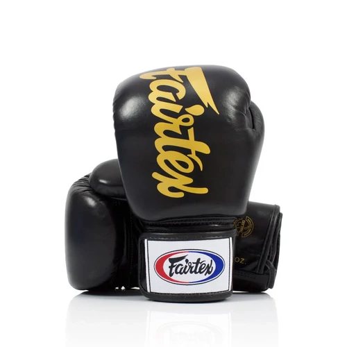 Fairtex deluxe bőr boxkesztyű BGV-19 - fekete 