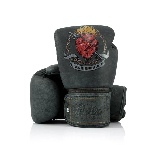 Fairtex bőr boxkesztyű BGV - &quot;The Heart Of Warrior&quot;