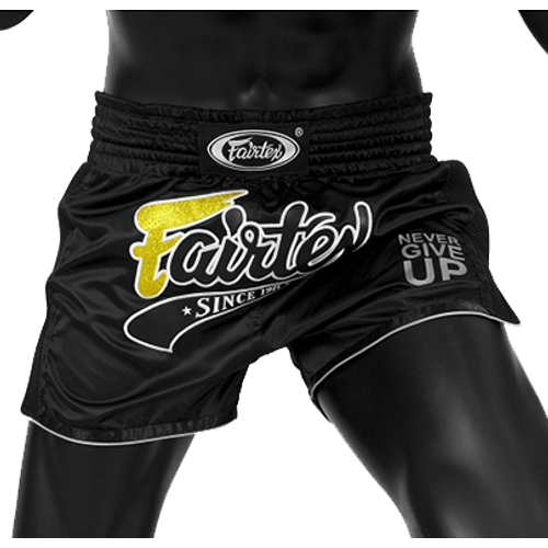 fairtex muaythai short, bs1708, fekete