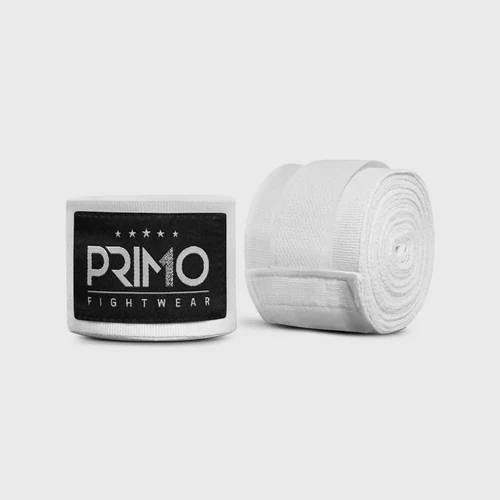 Primo Fightwear feher elasztikus bandázs (4 méter)