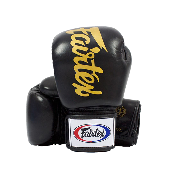 Fairtex deluxe bőr boxkesztyű BGV-19 - fekete 