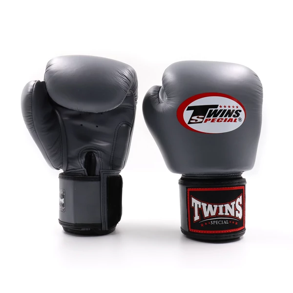 Twins Special bőr boxkesztyű BGVL- 3 - szürke