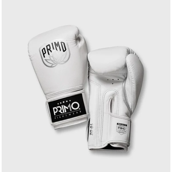 Primo Fightwear Emblem 2.0  bőr boxkesztyű - Fehér