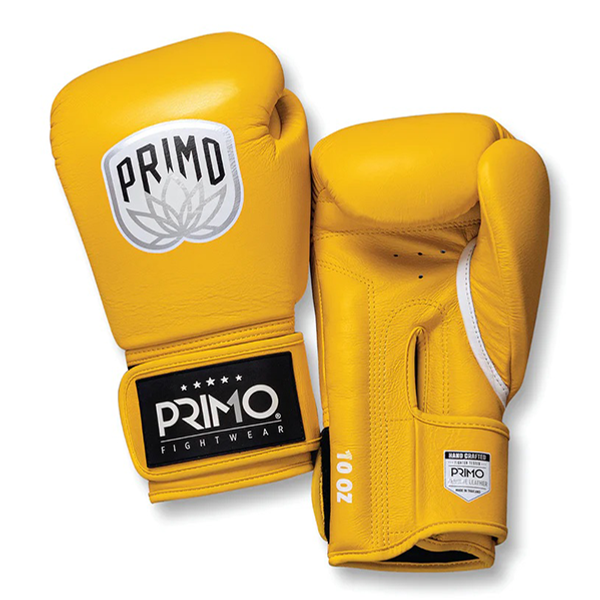 Primo Fightwear Emblem 2.0 bőr boxkesztyű - Sárga